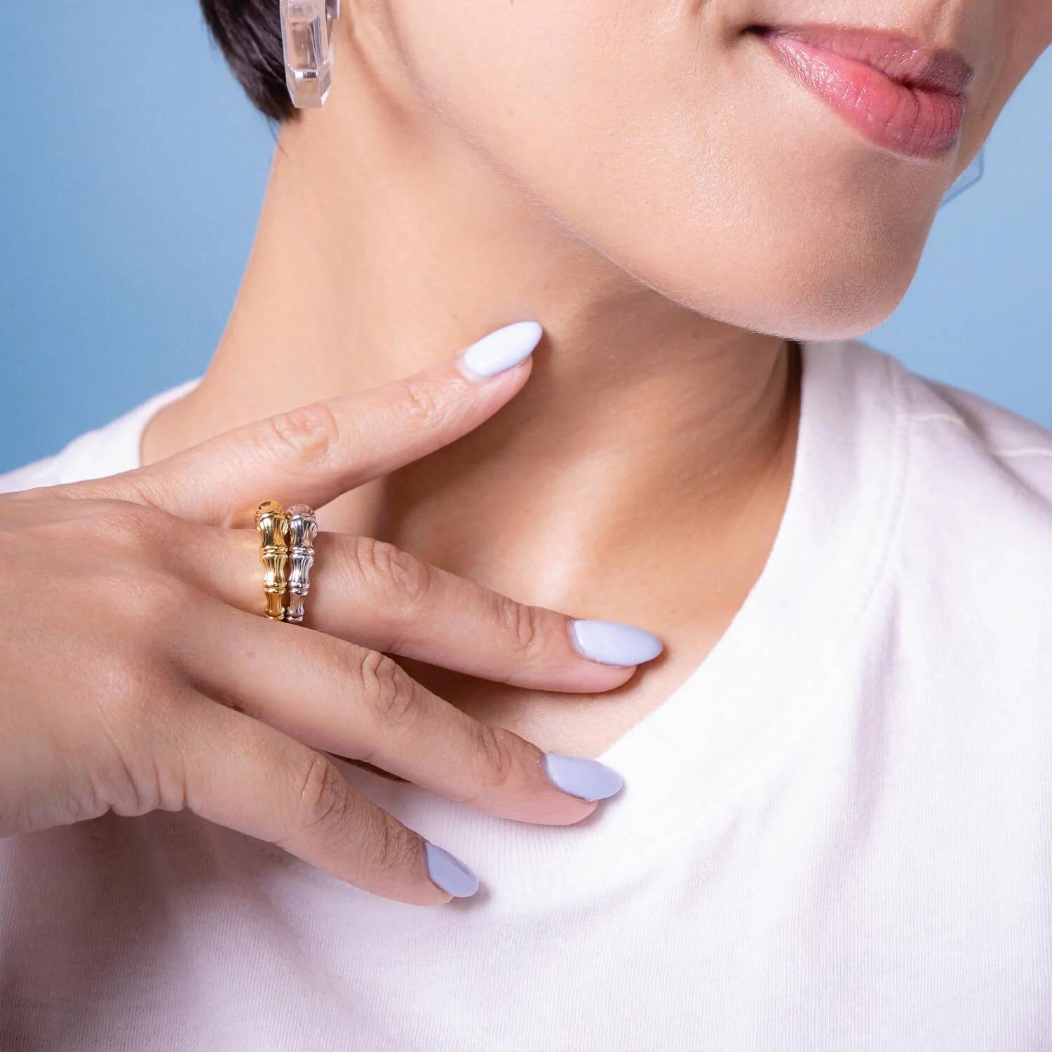 Gold & Honey - Women's Bamboo Cuff Rings