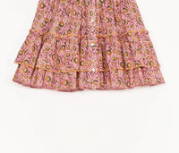 M.A.B.E. - Ceci Cotton Floral Mini Skirt