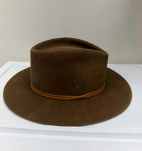 Jw Bennett - Unisex Western 50x Teardrop Flat Brim Hat