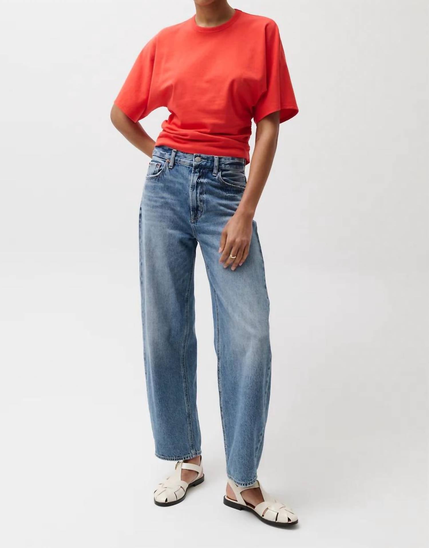 Pistola - Wes High Rise Barrel Jean