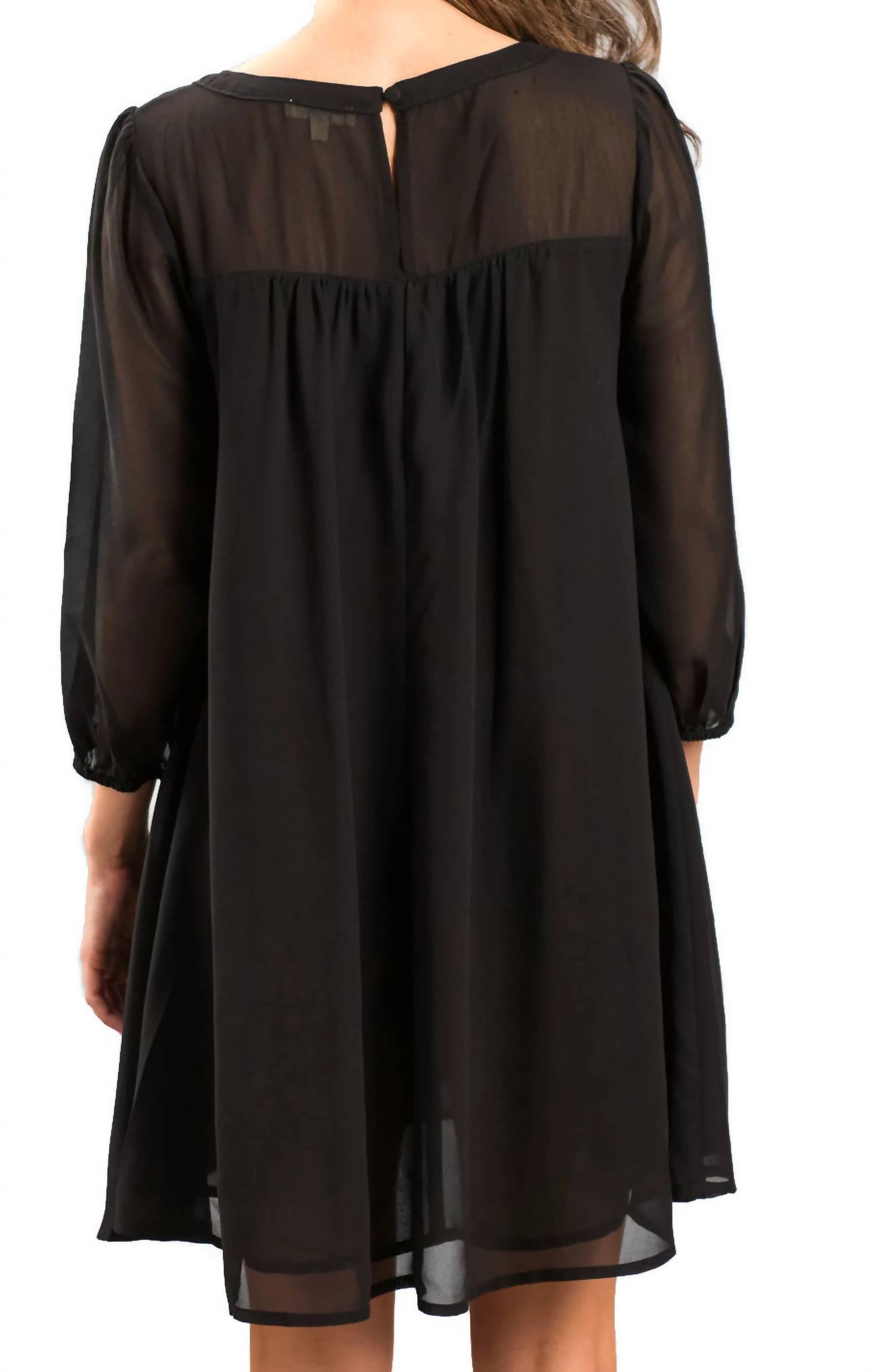Kori - Lattice Baby Doll Dress