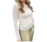 Sanctuary - Sparkle Mesh Top