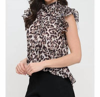 Meet Me In Santorini - Ruffle Top