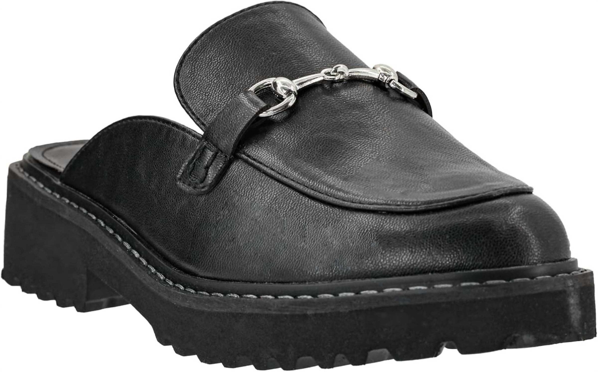 Corkys Footwear Womens Wingin It Heeled Mule in black smooth - women's shoe - view 4