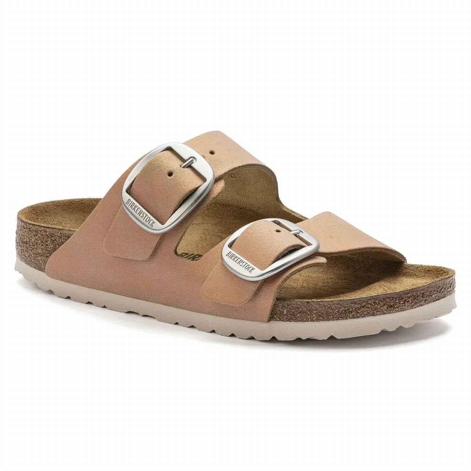 Birkenstock - WOMEN'S ARIZONA BIG BUCKLE NUBUCK LEATHER SANDAL - NARROW WIDTH