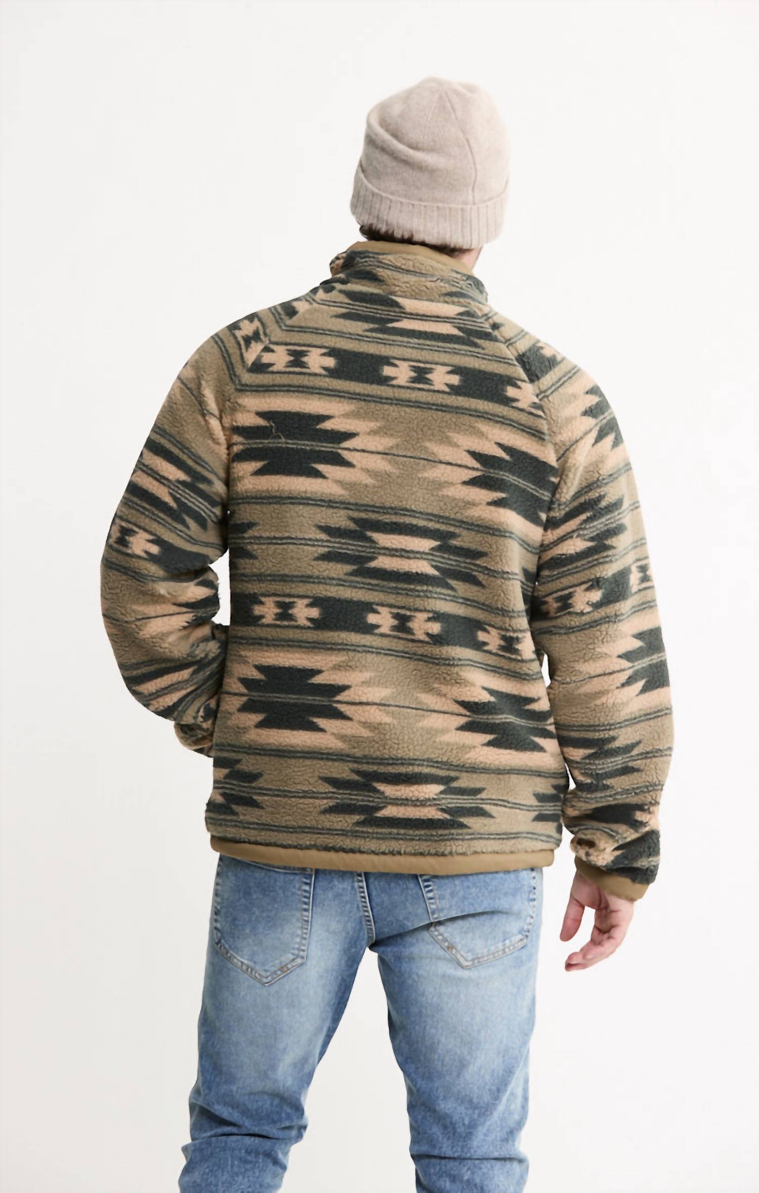 Jachs New York - Sherpa Jacquard Full Zip Jacket