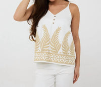 Esqualo - Clady Embroidery Camisole