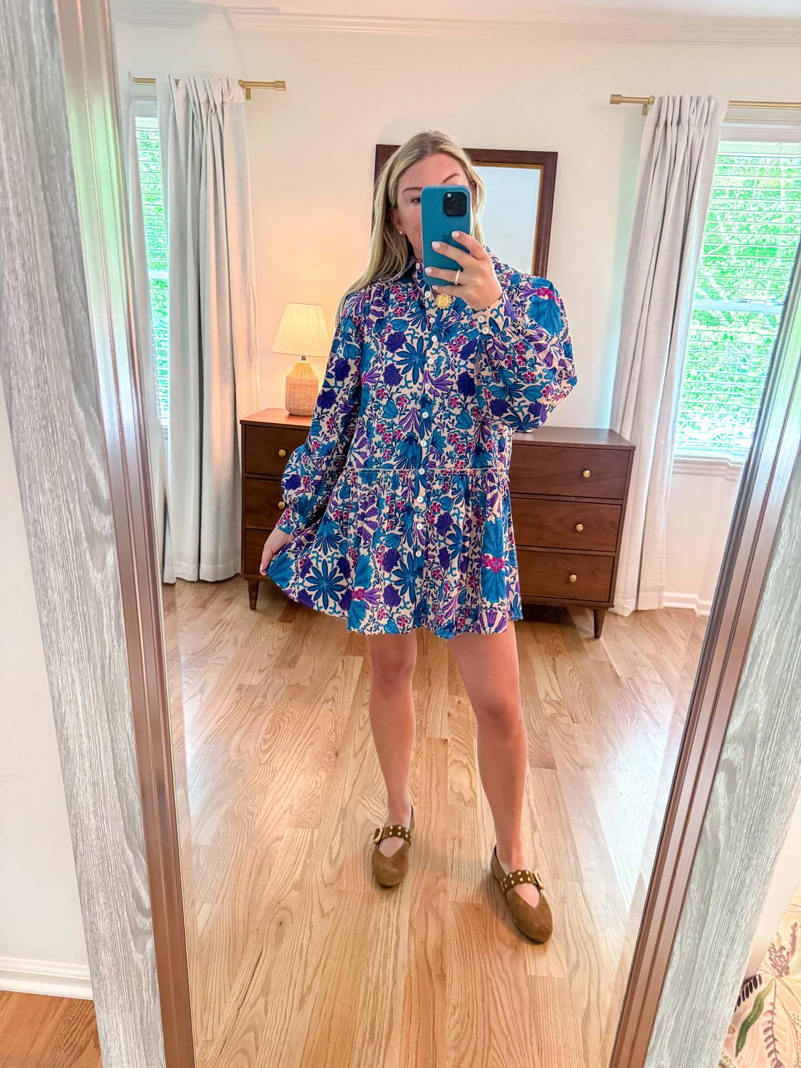 Olivaceous - Women's Rio Mar Puff Sleeve Dress