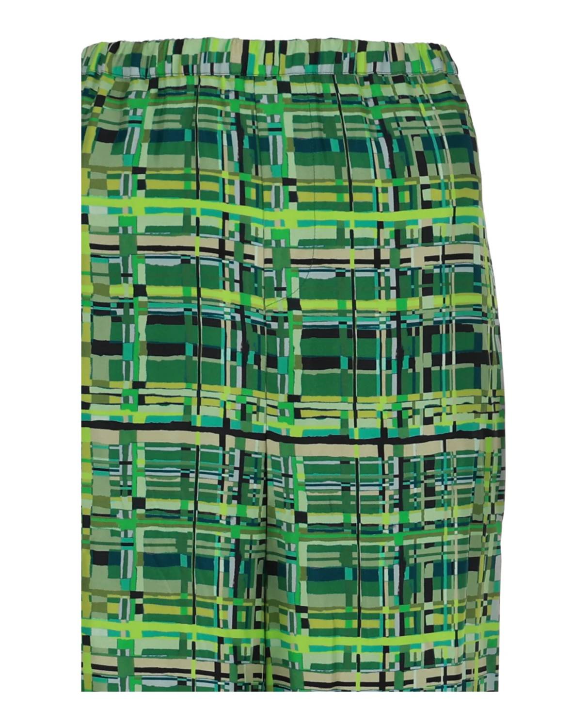 Salvatore Ferragamo - Women's Geo Silk Wide-leg Pants