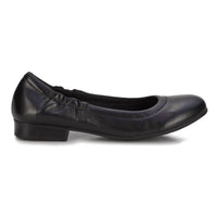 the walking cradle co. Women's Tess Comfort Ballet Flats in black mestic - women's flats - detail view