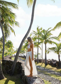 Melissa Odabash Mendi Semi-sheer Long Skirt in white - women's skirt - view 7