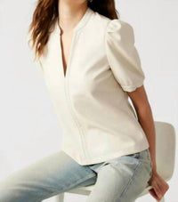 STEVE MADDEN Jane Top in bone - women's blouse