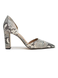ABLE Women's Sarai D'orsay Heel in snake - women's heels - detail view