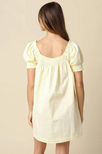 Olivaceous - Sophie Smocked Dress