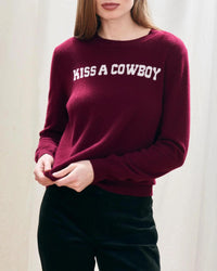 Jumper1234 - Cashmere Wool Kiss A Cowboy Crew Sweater