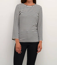 Kaffe - Liddy Jersey Cropped Sleeve Blouse