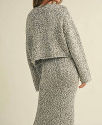 Miou Muse - Boucle Sweater Skirt Set