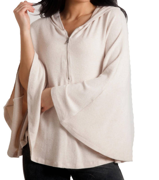 Sophia Kashmira Hooded Poncho