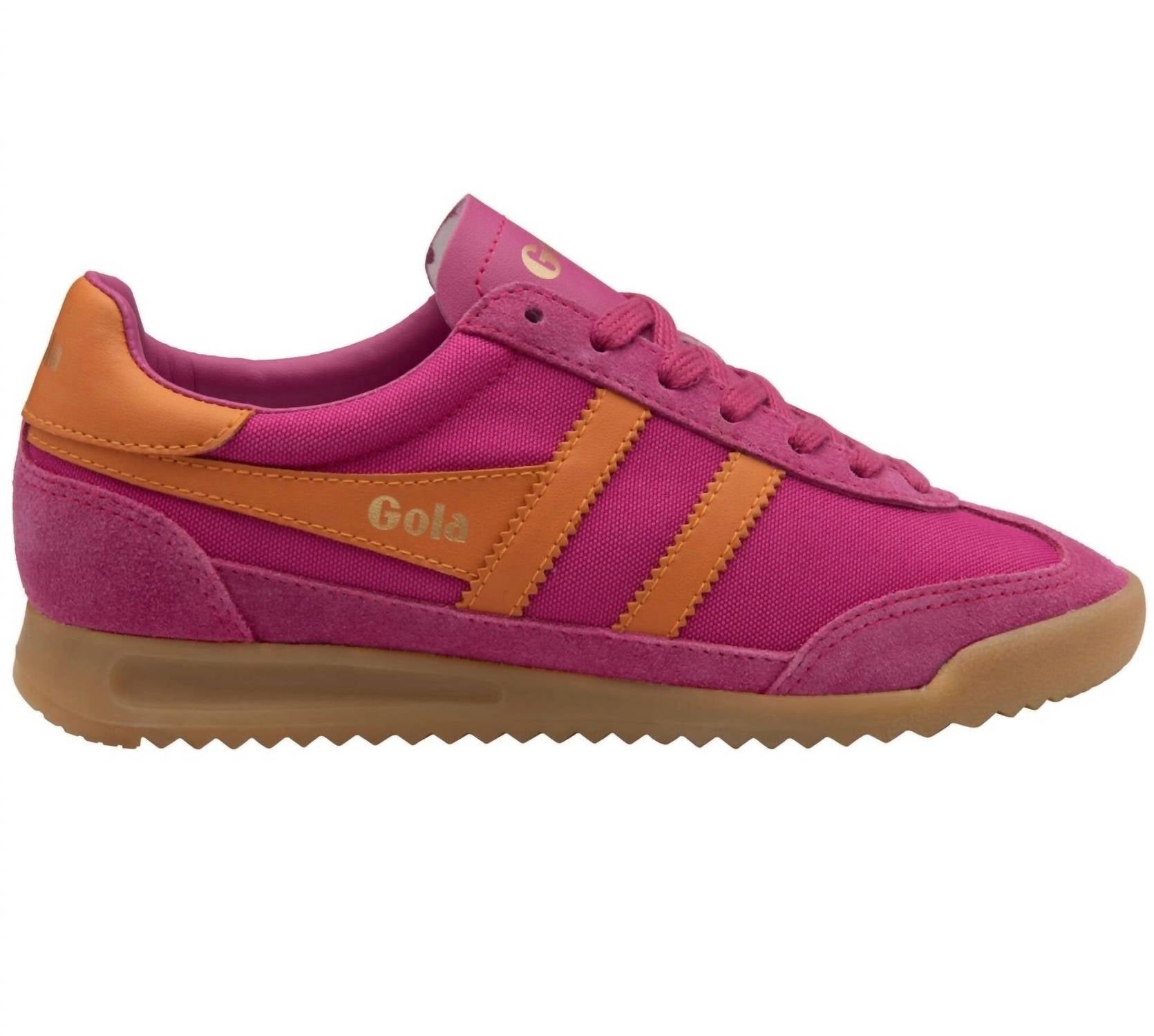Gola Women’s Tornado Trainer Shoe in fuchsia clementine - women's sneaker