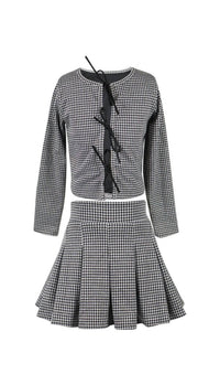 Flowers By Zoe - Houndstooth Skirt