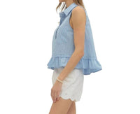 Entro - Yacht Club Ruffle Tank Top