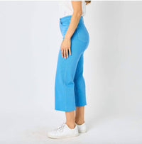Judy Blue - Tummy Control Wide Leg Crop Jeans
