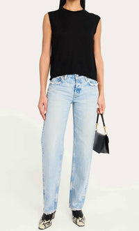 Moussy - Wildwood Straight Low Rise Jeans