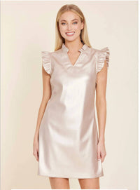 Dolce Cabo - Pearlized Vegan Leather Dress