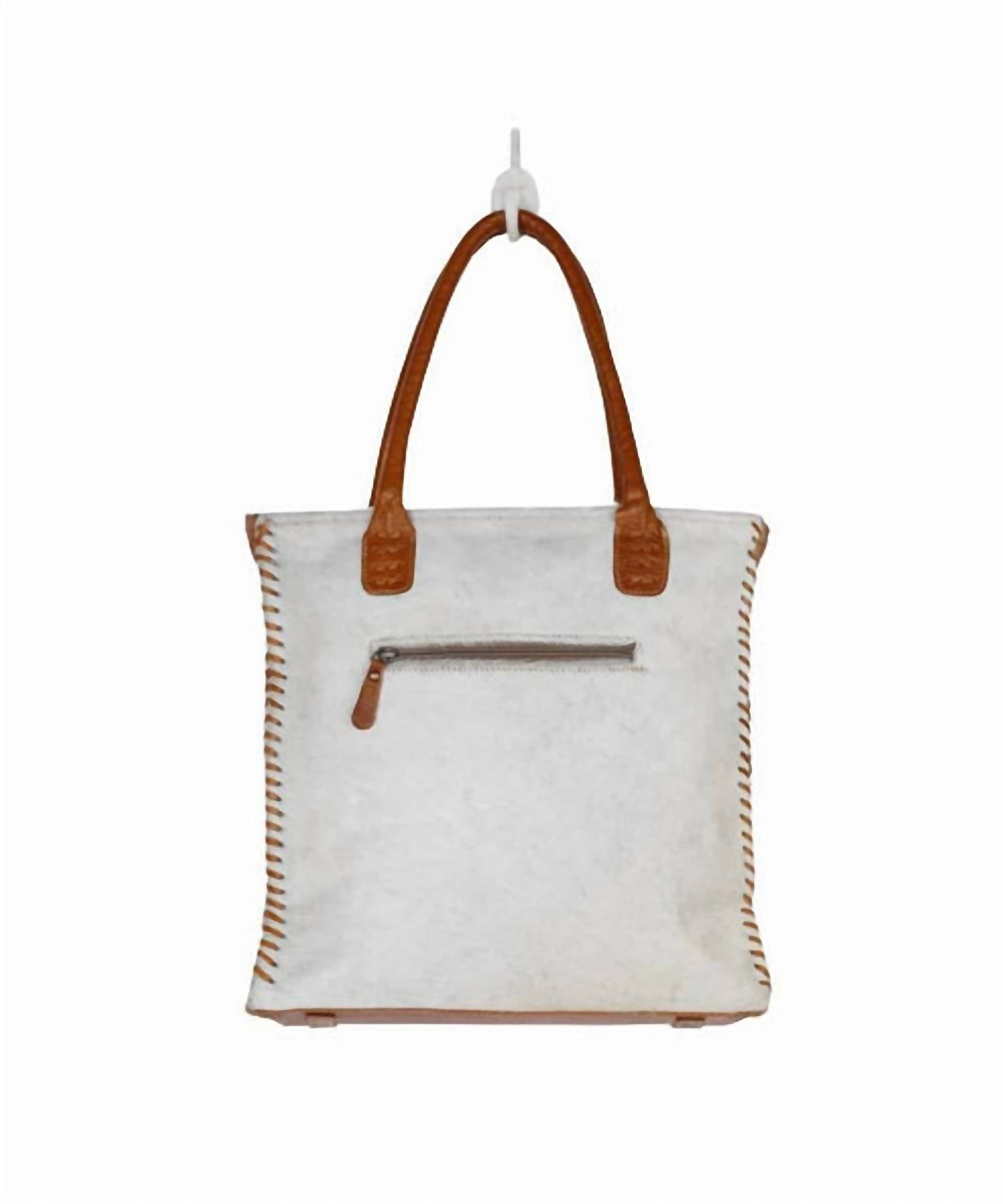 Myra Women's Purity Herion Bag in white - women's bag - detail view