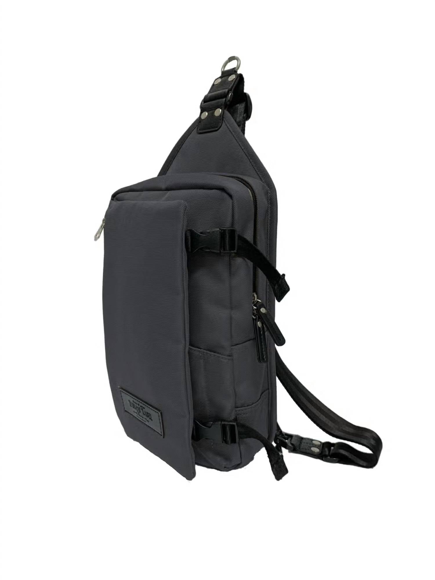 Harvest Label Men's Sling Pack Explorer Bag in metal - men's bag