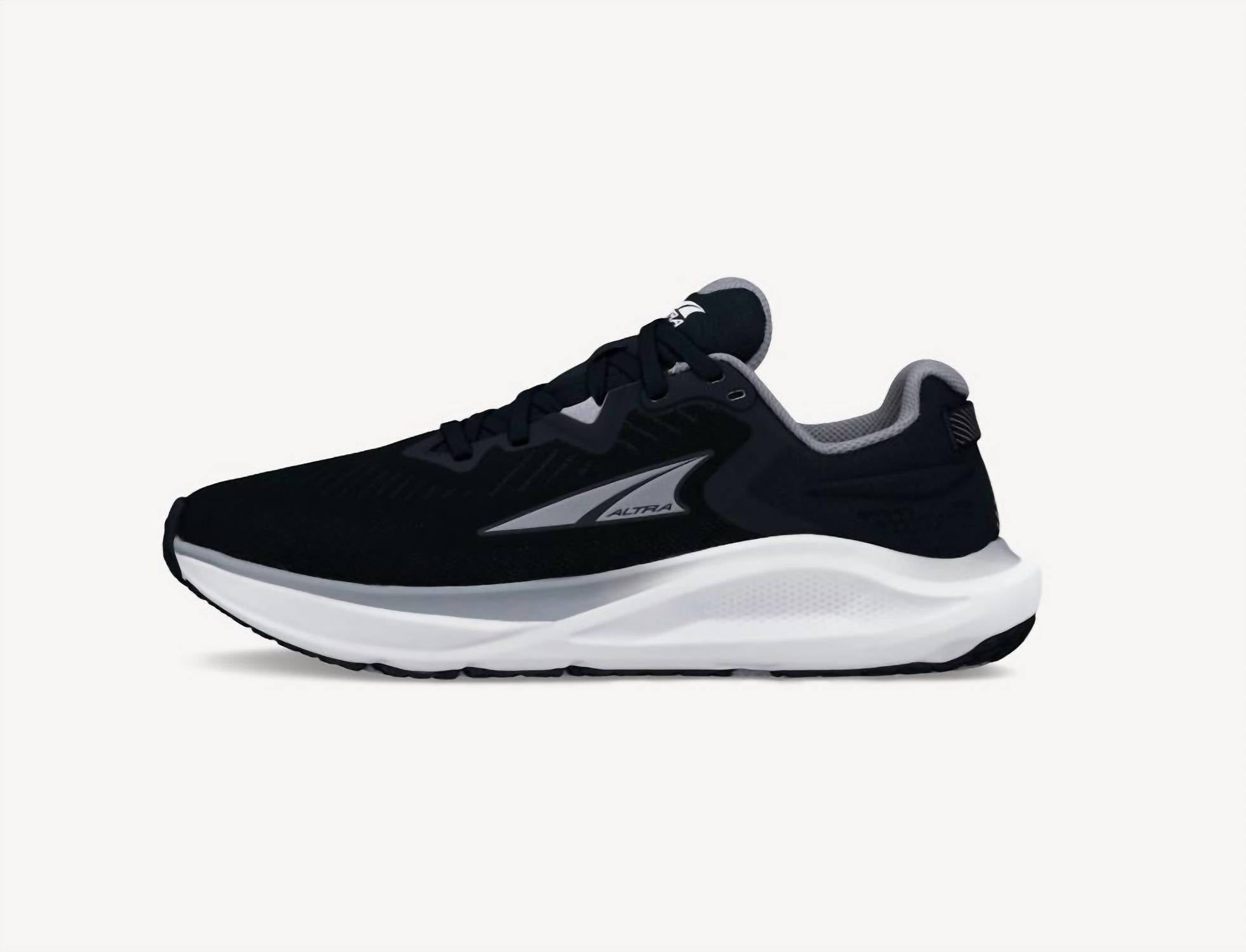 ALTRA Women's Paradigm 8 Shoes in black white - women's shoe - alternate view