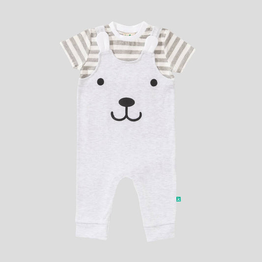 Jus Cubs - Boy's Animal-Themed 2-Piece Romper Set