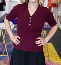 Michael Stars - Jeanny Henley Top
