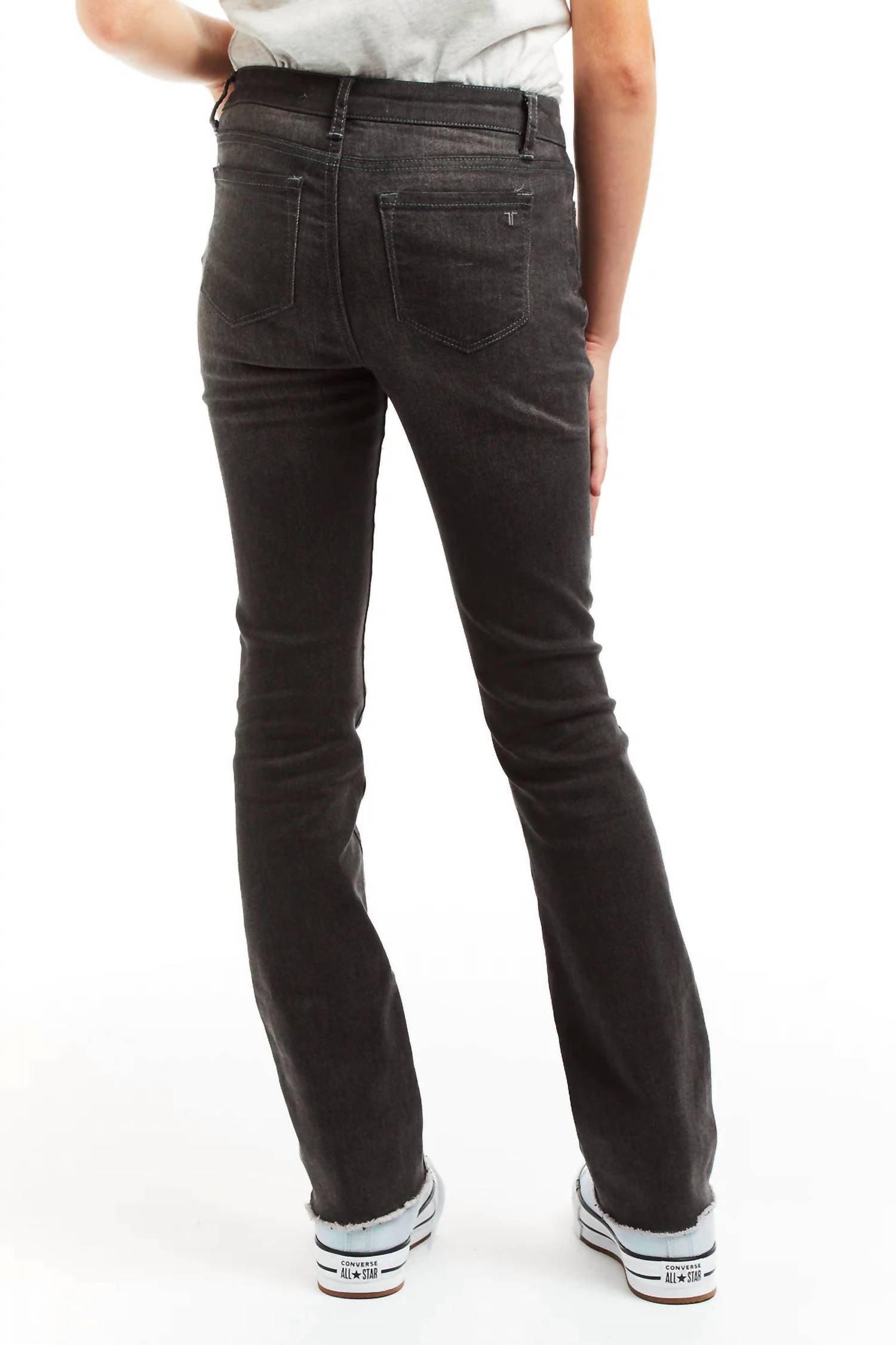 Tractr - Kids Hi Rise Slim Boot Cut Jeans