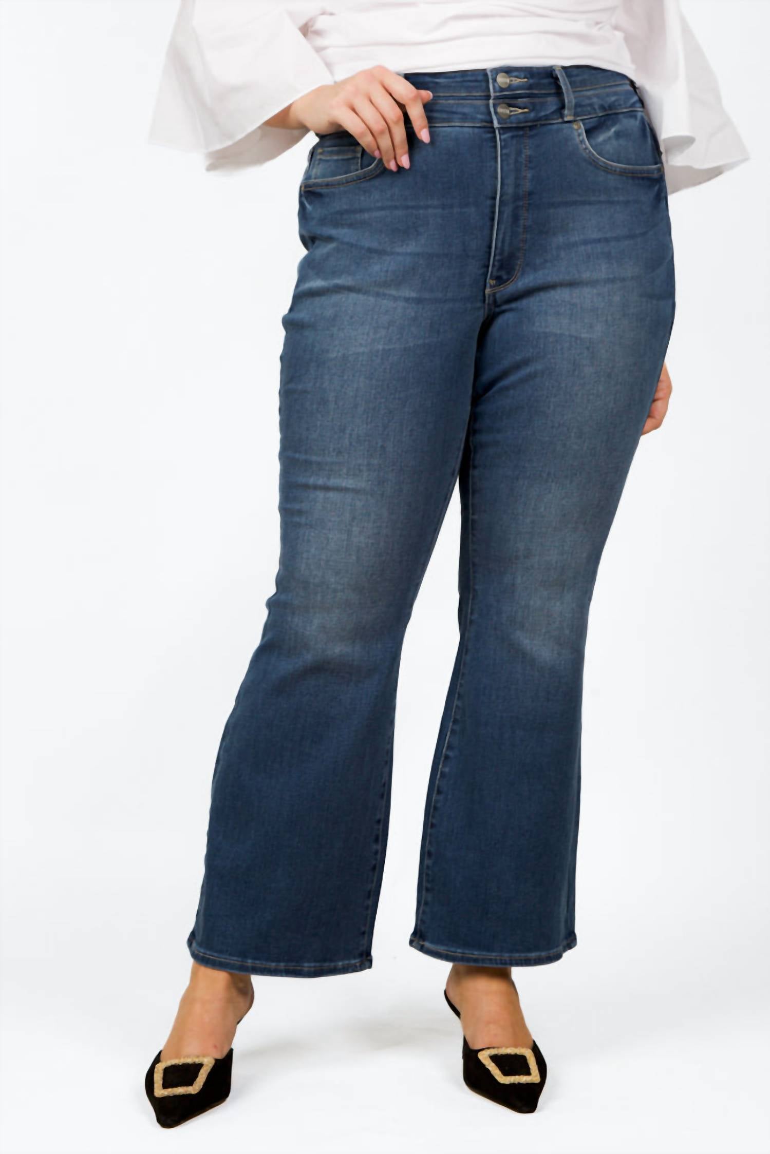 Nydj - High Rise Ava Flare Jeans - Plus