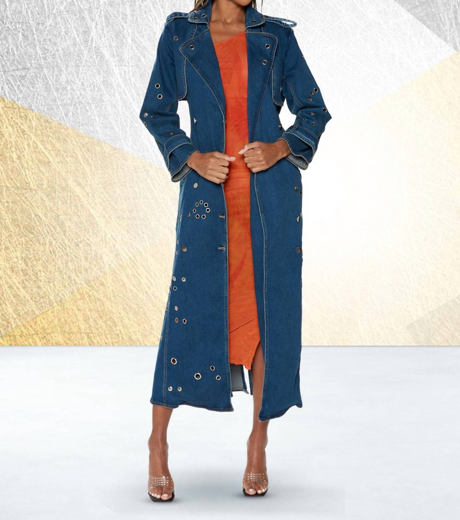 Donna Vinci - Denim Dress Coat