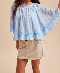 In-Loom - Embroidered Cape Top