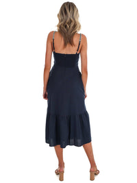 Baby Pink - Women's Florence Nights Midi Dress