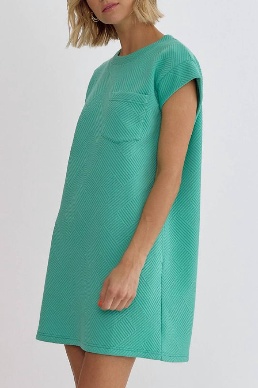 Entro - Textured Knit Mini Dress