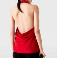 Stella Mccartney - Satin Halterneck Top