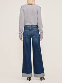 Dl1961 - Women'S - Hepburn Wide Leg Mid Rise Jeans