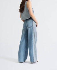 Daze - Wanderer Mid Rise Palazzo Jeans