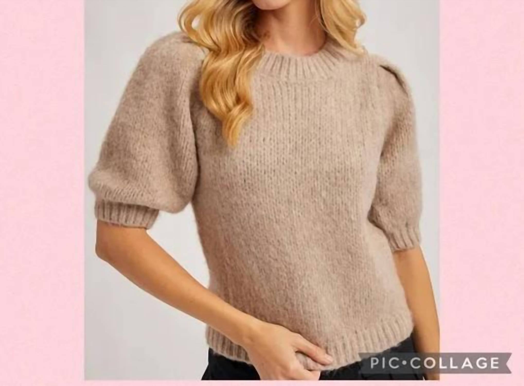 Bluivy - Puff Sleeve Sweater