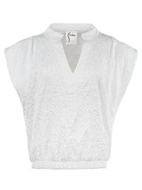Finley - Pearl Popover Textured Jacquard Top