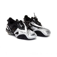 Balenciaga - Women's Tyrex Logo-print Metallic Rubber Shoes