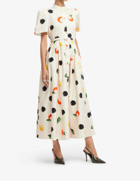 Leo Lin - Bianca Short Sleeve Midi Dress