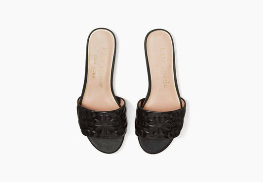 Kate Spade - Women's Emmie Leather Slide Flat Sandals