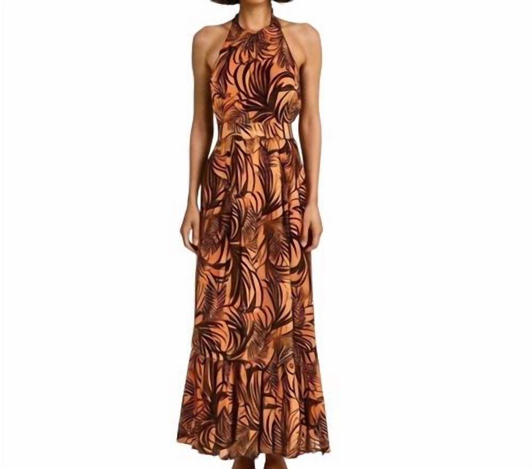Minkpink - Finley Open Back Halter Neck Midi Dress