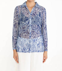 Isle By Melis Kozan - Dali Long Sleeve Blouse