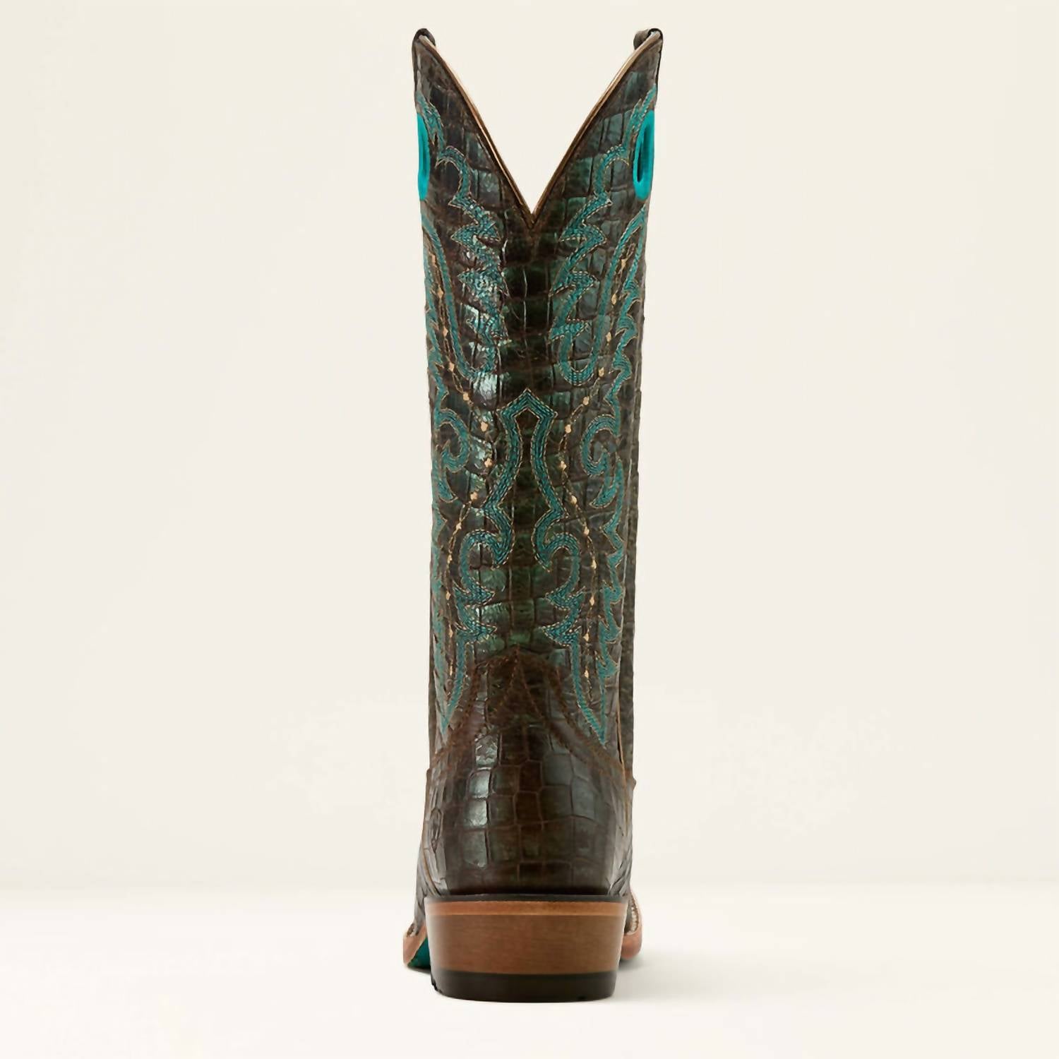Ariat - Women's Futurity Boon Leather Croc Print Western Boot